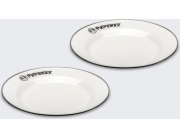 Petromax Smaltované talíře Petromax 26 cm 2 ks BÍLÉ