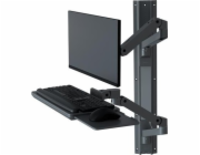 Ergotron LX Pro - Montážní sada (2 ramena, 2 rozšíření, zásuvka pro klávesnici, vysouvací podložka pod myš, držák na myš, 2 základny pro montáž na stěnu, nástěnná trasa 34", svorka na zeď, 2 cable cha