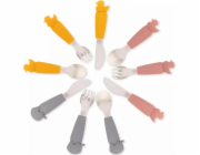 ECO RASCALS ECORASCALS Sada příborů ve tvaru slona, tyrkysová, jedna velikost