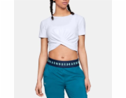 Under Armour Dámské lehké tričko Lux Crop, bílé, velikost XL (1305484-100)