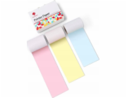 Phomemo Papírové cartridge Barevná cartridge 3x role 53 mm pro Phomemo T02 M02 PRO M03 M04S / Q22-RMYPB