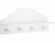 Atmosphera Nástěnný věšák s policí White Cloud