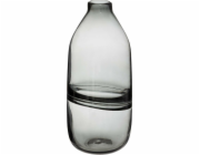 Atmosphera Váza Line sklo 30cm kouřové