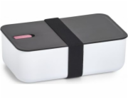 Zeller Obědový box, plast, bílá/černá/růžová, 19 x 12 x 6,5 cm