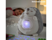 InnovaGoods Plyšový ježek vydávající bílý šum s uklidňujícím projektorem Spikey InnovaGoods