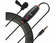 LensGo Profesionální dynamický klopový mikrofon s konektorem Mini Jack 3,5 mm Lensgo / Lym-dm1