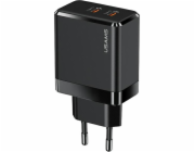Usams Nabíječka USAMS 2xUSB-C T54 40W PD černá nabíječka CC172TC01 (US-CC172)