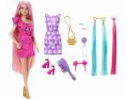 Mattel Barbie Vlasová hrací panenka + doplňky (JDC85)