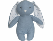 Teddykompaniet Plyšový králíček Elina, modrý 20 cm