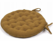 TODAY Kulatý secesní polštář na židli bavlna, O 40 cm
