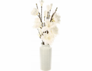 Atmosphera Umělé květiny MAGNOLIE, bílá kytice, 75 cm