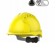 JSP Ochranná přilba EVO®3, nastavení pomocí otočného knoflíku, ventilovaná, žlutá