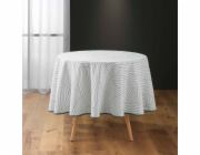 Douceur d`Interieur Kulatý polyesterový ubrus s potiskem LINEA, interiérový design, O 180 cm