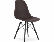 Leobert Židle OSAKA kávová / černé nohy x 1