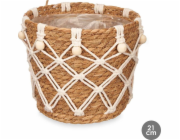Giftdecor MAKRAMÉ boho kryt na květináč, O 21 cm