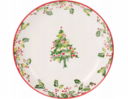 Home Styling Collection Kolekce pro domácí styling Vánoční hluboký talíř z kameniny, O 21 cm