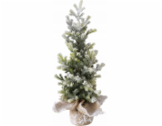 Boltze Home Umělý vánoční stromek v jutovém květináči TANNE, 40 cm