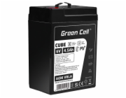 Green Cell CUBE AGM IP54 6V 4Ah VRLA Battery Gel deep cycle scooter mower boat barge mower tractor fishing boat