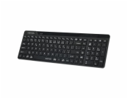 A4tech FStyler FBK23 AS, bezdrátová Dual mode Bluetooth+2,4G klávesnice, CZ, černá