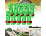 Naturehike horolezecká lana pro stan reflexní 4 X 4M NH15A001-G-GREEN