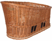 Basil Zadní přepravní košík PASJA pro zvířata MIK 45cm, systém MIK (připraveno k použití) proutí přírodní (NOVINKA 2024)