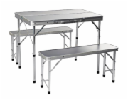 Kempingový nábytek skládací stůl + 2 lavice KO-CM4100110