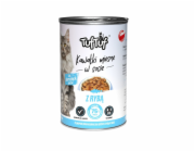 TufTuf Tuf Tuf kousky masa s rybou pro kočky konzerva 415g