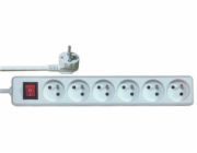 Emos prodlužovací šňůra P1613 - 6 zásuvek, 3m, s vypínačem