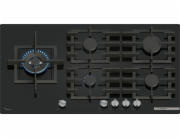 Bosch Serie 6 PPM9A6I40 varná deska Černá Vestavěné 90 cm Plynový 5 zóna/zón
