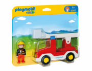 Hasičské auto Playmobil, 1.2.3, 2 ks