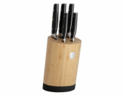 Sada nožů se stojanem BAMBOO 6 ks Matte Black Collection BH-3136