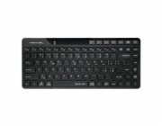 A4tech FStyler FBK26C AS, bezdrátová Dual mode Bluetooth+2,4G klávesnice, CZ, černá