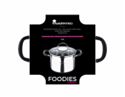 Hrnec s poklicí nerez FOODIES 20 cm 4 litry BGMP-1505-BK