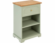 Atmosphera Noční stolek MOHEA, šalvějový, 45 x 30 x 67 cm