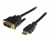 StarTech HDMI - DVI-D kabel 1m černý (HDDVIMM1M)