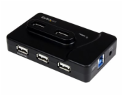 StarTech USB HUB 1x USB-A pro nabíjení + 6x USB-A 3.0 (ST7320USBC)