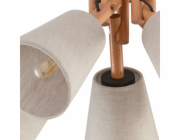 TK Lighting Stropní svítidlo Vaio 575 5x15W E27 černé/dřevěné