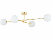 TKKRYWULT Stropní svítidlo TK Lighting Sarius Gold 4738 4x6W G9 zlatá/bílá