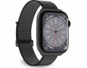 Puro Nylonový sportovní řemínek Apple Watch 4/5/6/7/SE/8/Ultra 44/45/49 mm (černý)