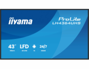 iiyama ProLite LH4364UHS-B1AG - 43" Třída úhlopříčky (42.5" zobrazitelný) displej LCD s LED podsvícením - digital signage - s vestavěný přehrávač médií SoC - 4K UHD (2160p) 3840 x 2160 - černý rám s m