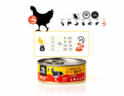 3COTY Chicken with krill For kittens - mokré krmivo pro kočky - 80g