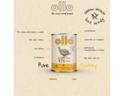 OLLO Pure Turkey - vlhké krmivo pro psy - 850g