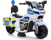 Lean Cars Štíhlá auta Bateriová motorka Police TR1912 bílá