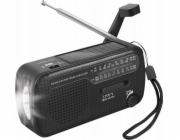 LogiLink Rádio Logilink Dynamo-Handkurbel-Radio m.Solarpanel&Taschenlampe (SP0061)