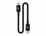 Apple Beats USB-C do USB-C Woven Short Cable (20 cm) - Bolt Black
