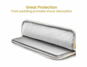 Tomtoc pouzdro Lady Sleeve with Pouch pro Macbook Pro 14" M1/M2/M3 - Cheese Yellow