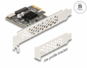 Delock - Úložište / USB3.0 ovladac - 2 Kanál - USB 3.0 - nízký profil - PCIe 3.0