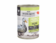 WIEJSKA ZAGRODA Monoprotein Duck - mokré krmivo pro kočky - 400g