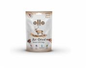 OLLO Air-Dried Venison strips - pamlsek pro psa - 80g