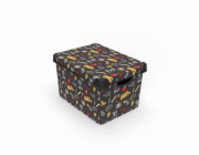 Úložný box s víkem Domoletti, 22 l